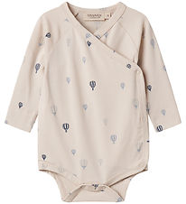 MarMar Wrap Bodysuit l/s - Modal/Cotton - Belito - Air Balloon