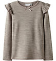 Name It Blouse - Wool/Viscose - NmfWyla - Satellite