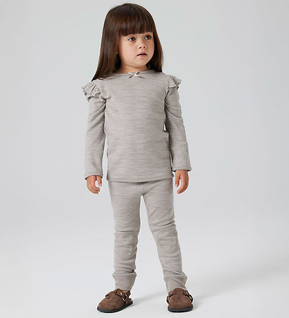 Name It Blouse - Wool/Viscose - NmfWyla - Satellite