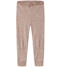 Name It Leggings - Wool/Viscose - NmfWyla - Shadow Gray