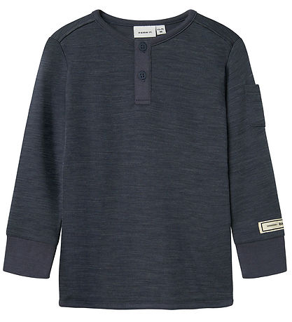 Name It Blouse - Wool/Viscose - NmmWyla - Ombre Blue