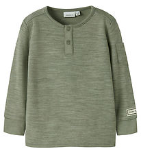 Name It Blouse - Wool/Viscose - NmmWyla - Dried Sage