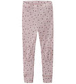 Name It Leggings - Ull/Modal - Rib - NmfWomi - Shadow Grå/Hollän