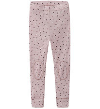 Name It Leggings - Wool/Modal - Rib - NmfWomi - Shadow Gray/Dutc