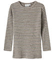 Name It Blouse - Wool - Rib - NmmWomi - Satellite/Stripes