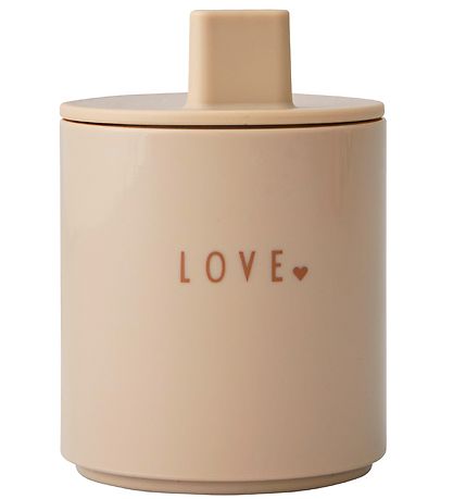 Design Letters Spout Lid - Tritan - Beige