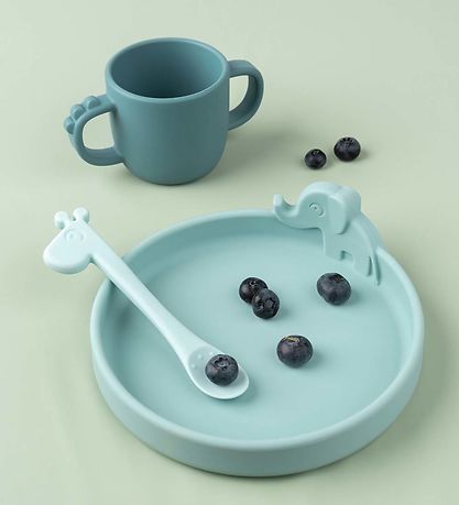 Done By Deer Plates - Silicone - Elphee - Blue