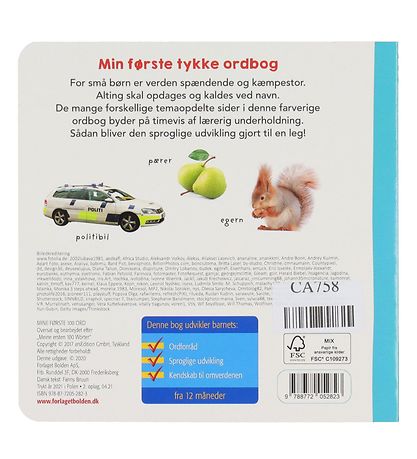 Forlaget Bolden Bok - Mina första 100 ord - Dansk