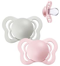 BIBS Supreme+ Pacifiers - 2-Pack - Size 1 - Symmetrical - Haze/B