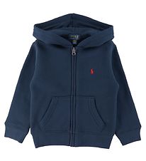 Polo Ralph Lauren Cardigan m. Huva - Marinblå