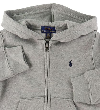 Polo Ralph Lauren Zip Hoodie - Grey Melange