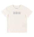 Calvin Klein T-Shirt - Reg - Greige/Navy