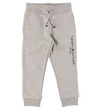 Tommy Hilfiger Sweatpants - Essential - Organic - Grey Melange