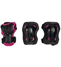 Rollerblade Protection Set - Skate Gear Jr - Black w. Pink