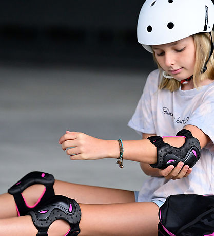 Rollerblade Protection Set - Skate Gear Jr - Black w. Pink