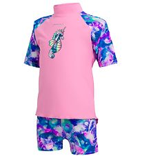 Speedo Badesett - UV40+ - Rosa/Spearmint m. Unicorn