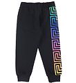 Versace Sweatpants - Greca - Black/Multicoloured
