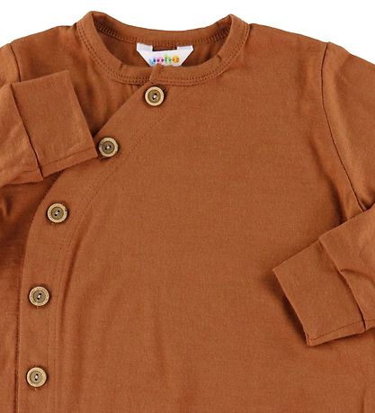 Joha Cardigan w. Buttons - Wool - Brown