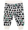 Marni Sweatpants - Off-White w. AOP Logo
