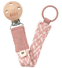 BIBS Pacifier Clip - Blush/Ivory