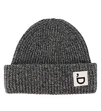 Designers Remix Mössa - Ull - Stickad - Carmen - Dark Grey