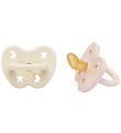 Hevea Pacifiers - 0-3 Mths. - 2-Pack - Natural Rubber - Powder P