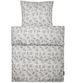 Smallstuff Bedding - Junior - Flower Garden - Grey