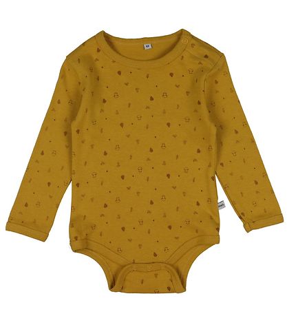 Pippi Baby Rompers L/æ - 4-pack - Klatergoud