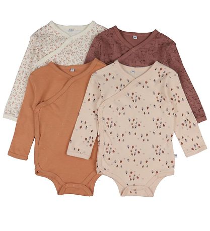 Enrouler Bodies m/l Pippi Baby - 4 Pack - Burlwood