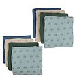 Pippi Hydrofiele Doek - Organic - 8-pack - 65x65 cm - Grijs Mist