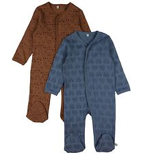 Pippi Baby Nightsuits M/f - Nightsuit - 2-Pack - Blue Mirage