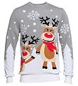 Jule-Sweaters Blússa - Sætur - Grár