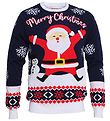 Jule-Sweaters Blússa - Dásamlegt - Dökkblátt