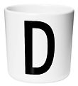 Design Letters Cup - Ecozen - White w. D