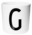 Design Letters Beker - Ecozen - Wit m. G