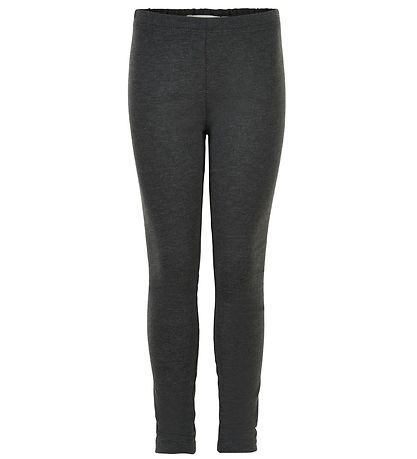 Minymo Leggings - 2-Pack - Grey Melange/Leopard