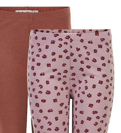 Minymo Leggings - 2 Pakki - Violet Ice