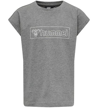 Hummel Stuttermabolur - HmlBoxline - Grátt