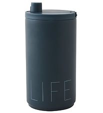 Design Letters Thermo Beker - Travel Mug - 350 ml - Royal
