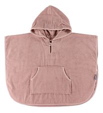 Nørgaard Madsens Badeponcho m. Hætte/Lomme - 70x50 cm - Pale Mau