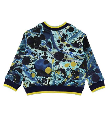 Dolce & Gabbana Sweatshirt - Prächtig - Blauer Marmor