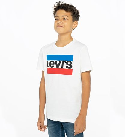 Levis T-shirt - Logo - White