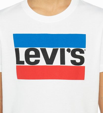 Levis T-shirt - Logo - White