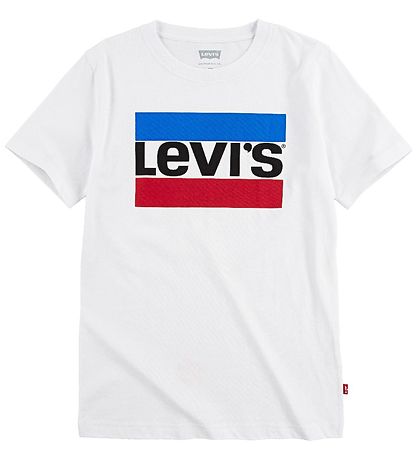 Levis T-shirt - Logo - White