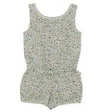 Wheat Summer Romper - Dahlia - Morning Mist Insects