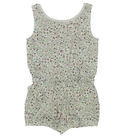 Wheat Summer Romper - Dahlia - Morning Mist Insects