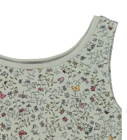 Wheat Summer Romper - Dahlia - Morning Mist Insects