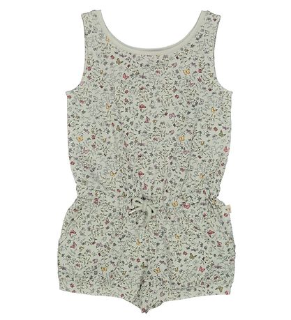 Wheat Summer Romper - Dahlia - Morning Mist Insects