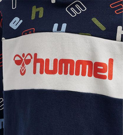 Hummel Hoodie - Hml Letters - Black Iris
