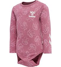 Hummel Bodysuit l/s - hmlBeatrix - Heather Rose